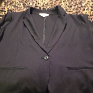 LC Lauren Conrad Classic Black Blazer